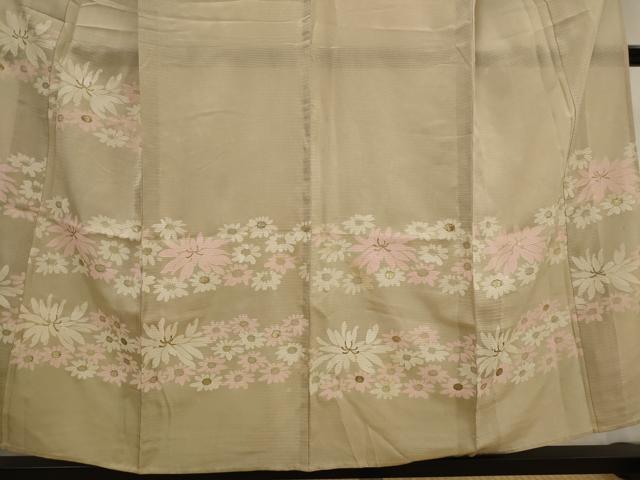 平和屋着物＊夏物　訪問着　絽　舞花文　金彩　正絹　逸品　AABK2823st