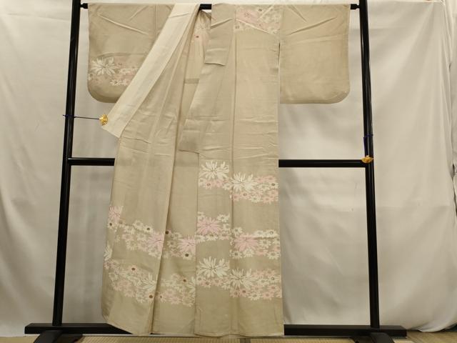 平和屋着物＊夏物　訪問着　絽　舞花文　金彩　正絹　逸品　AABK2823st