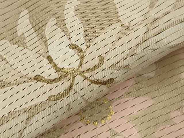 平和屋着物＊夏物　訪問着　絽　舞花文　金彩　正絹　逸品　AABK2823st