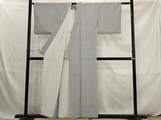 平和屋着物▽小紋　単衣　宝船尽くし　洗える着物　AABK2826st