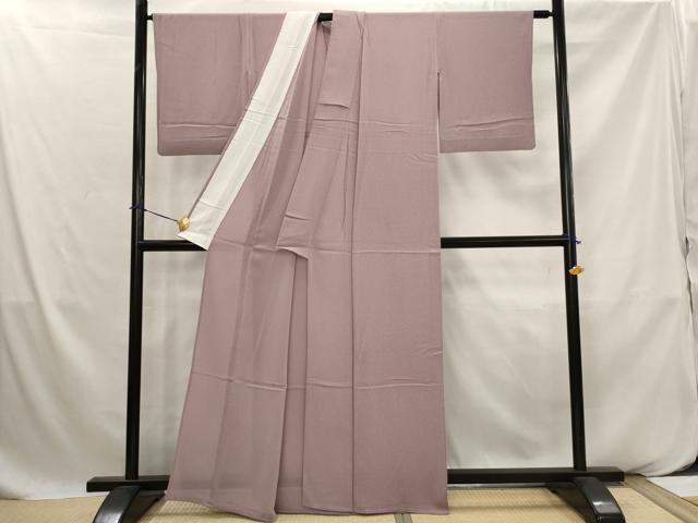 平和屋着物＊夏物　小紋　絽縮緬　霞文　正絹　逸品　AABK2831st