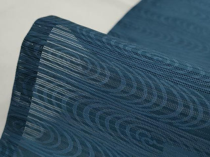 平和屋着物＊夏物　訪問着　変わり絽　刺繍　色紙枝花文　銀糸　正絹　逸品　AABK2834st
