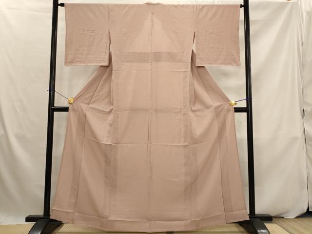 平和屋着物＊夏物　色無地　絽　鴇浅葱色　正絹　逸品　AABK2844st