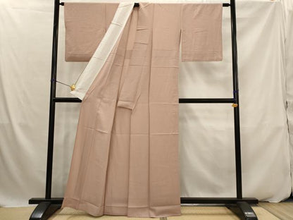 平和屋着物＊夏物　色無地　絽　鴇浅葱色　正絹　逸品　AABK2844st