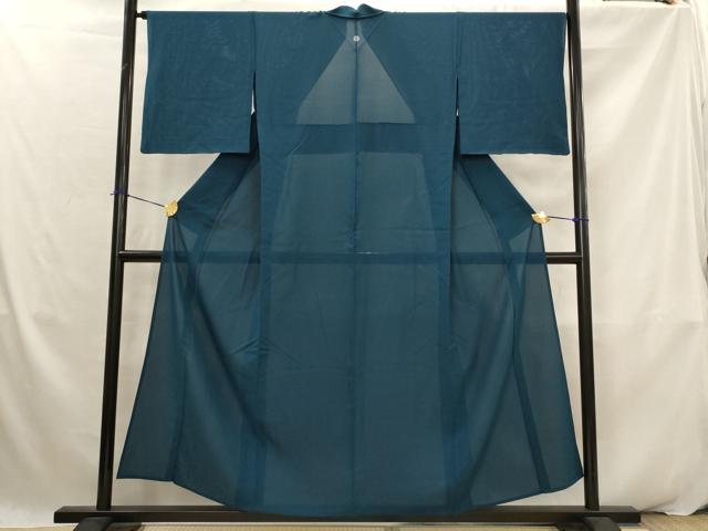 平和屋着物＊夏物　色無地　絽　褐返色　正絹　逸品　AABK2845st