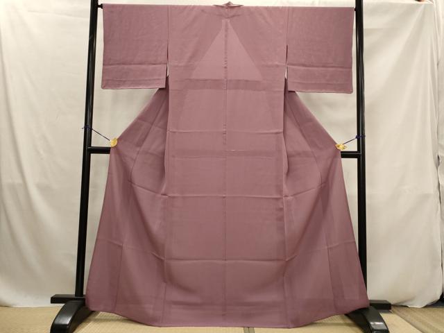平和屋着物＊夏物　色無地　絽　浅蘇芳色　正絹　逸品　未使用　AABK2848st