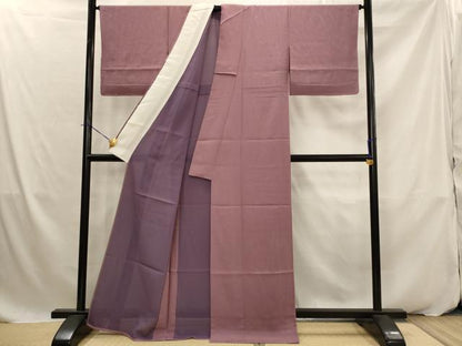 平和屋着物＊夏物　色無地　絽　浅蘇芳色　正絹　逸品　未使用　AABK2848st