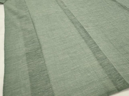 平和屋着物＊夏物　小紋　紗　霞文　洗える着物　AABK2854st