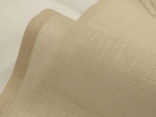 平和屋着物＊夏物　結城紬　夏結城　100亀甲　花丸文　正絹　逸品　AABK2855st