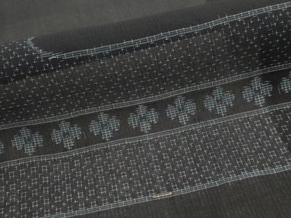 平和屋着物＊夏物　本場大島紬　夏大島　エ霞文　正絹　逸品　AABK2857st