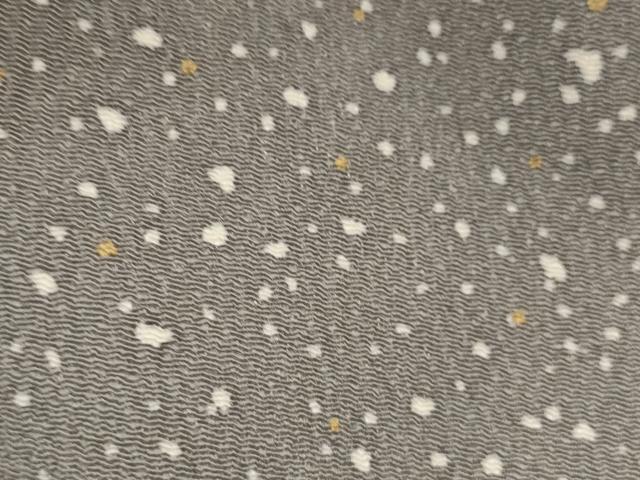 平和屋着物＊夏物　小紋　霞文　金彩　鬼しぼ縮緬　ますいわ屋扱い　正絹　逸品　AABK2885st