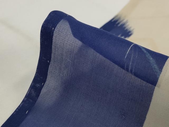 平和屋着物＊夏物　アンティーク　大正ロマン　小紋　紗　市松文様　正絹　逸品　AABK2888st