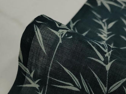 平和屋着物＊夏物　上布　笹の葉尽くし　麻　逸品　AABK2892st