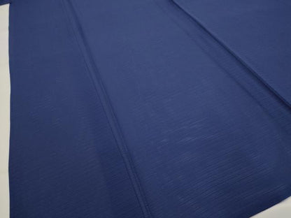 平和屋着物＊夏物　色無地　絽　紺青色　正絹　逸品　未使用　AABK2896st
