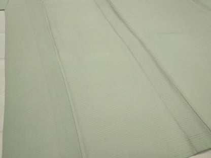 平和屋着物＊夏物　色無地　絽　青磁鼠色　正絹　逸品　AABK2901st