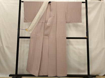 平和屋着物＊夏物　色無地　絽　鴇浅葱色　正絹　逸品　AABK2905st