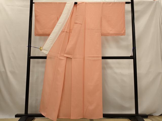 平和屋着物＊夏物　色無地　絽　肉桂色　正絹　逸品　未使用　AABK2906st