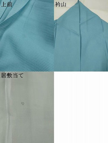 平和屋着物＊夏物　色無地　絽　浅縹色　正絹　逸品　AABK2909st