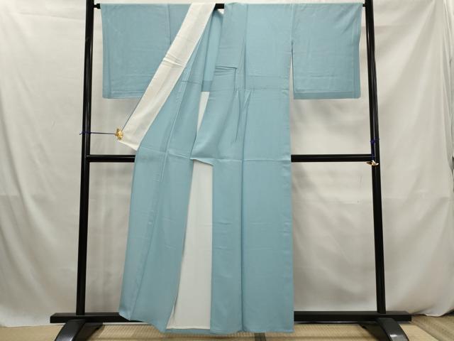 平和屋着物＊夏物　色無地　絽　浅縹色　正絹　逸品　AABK2909st