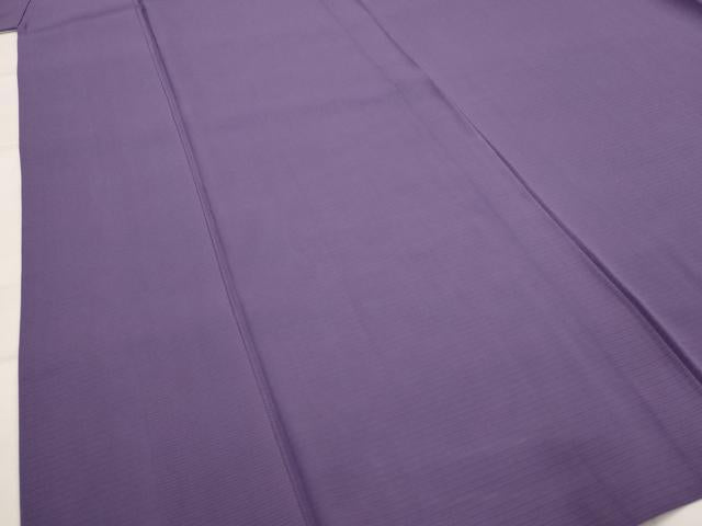 平和屋着物＊夏物　色無地　絽　江戸紫色　正絹　逸品　未使用　AABK2910st