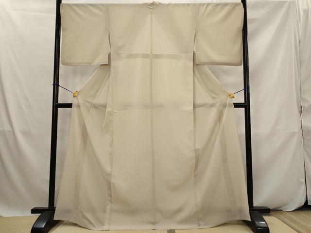 平和屋着物＊夏物　江戸小紋　絽　くるり　鮫小紋柄　洗える着物　AABK2916st