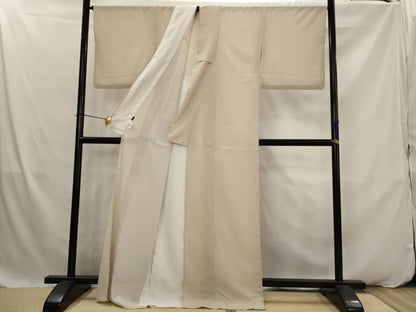 平和屋着物＊夏物　江戸小紋　絽　くるり　鮫小紋柄　洗える着物　AABK2916st