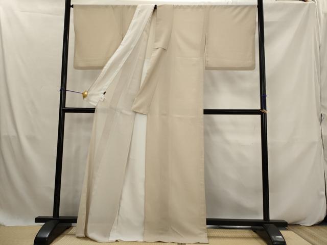 平和屋着物＊夏物　江戸小紋　絽　くるり　鮫小紋柄　洗える着物　AABK2916st