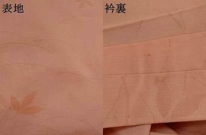 平和屋着物＊夏物　小紋　紗　舞葉紋紗　正絹　逸品　AABK2917st