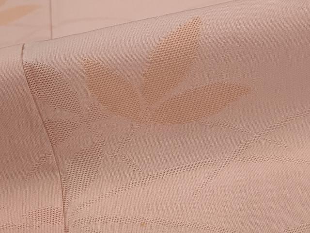 平和屋着物＊夏物　小紋　紗　舞葉紋紗　正絹　逸品　AABK2917st