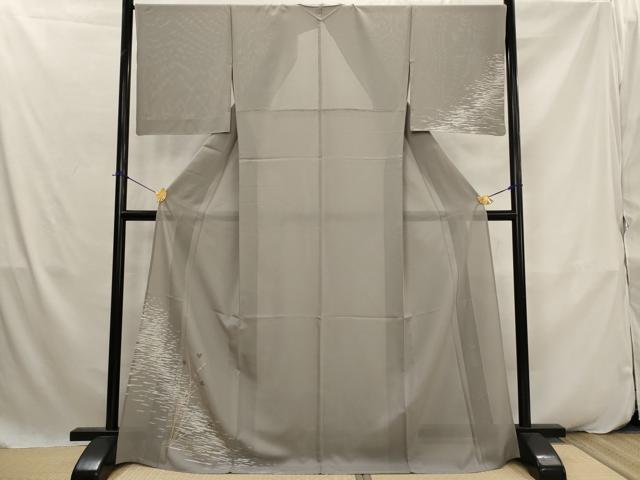 平和屋着物＊夏物　訪問着　絽　蛍　金彩　ロング丈　正絹　逸品　AABK2918st