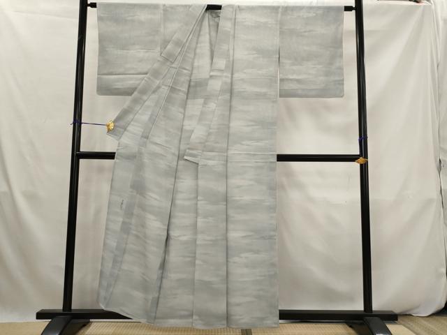 平和屋着物＊夏物　小紋　絽　作家物　東雲ぼかし　暈し染め　正絹　逸品　AABK2924st