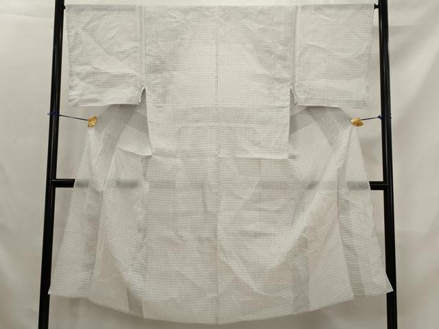 平和屋着物＊夏物　男性　上布　絣文様　麻　逸品　未使用　AABK2930st
