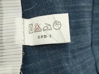 平和屋着物＊夏物　小紋　紗　舞葉文　洗える着物　AABK2937st