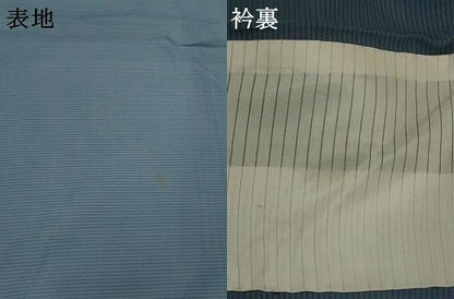 平和屋着物＊夏物　色無地　絽　藍鼠色　正絹　逸品　AABK2956st