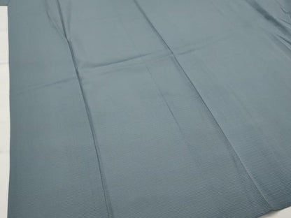 平和屋着物＊夏物　色無地　絽　藍鼠色　正絹　逸品　AABK2956st