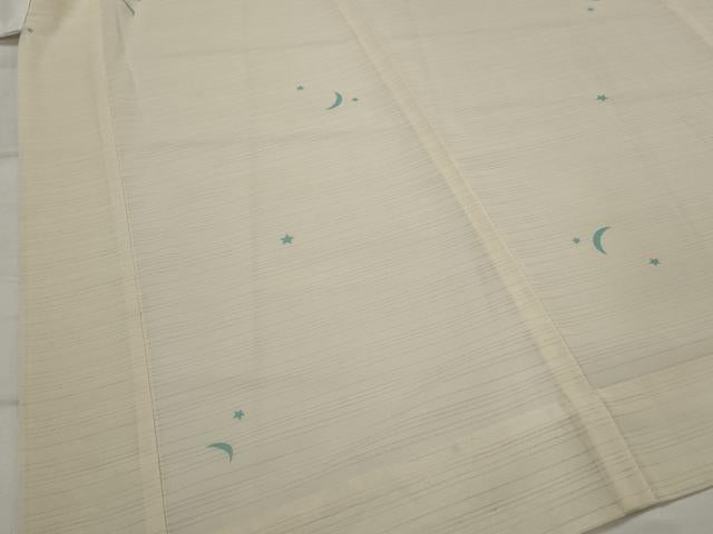 平和屋着物＊夏物　長襦袢　変わり絽　月と星　洗える着物　未使用　AABK2982st