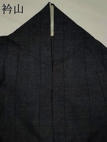 平和屋着物＊夏物　本場大島紬　夏大島　間道　正絹　逸品　AABK2986st
