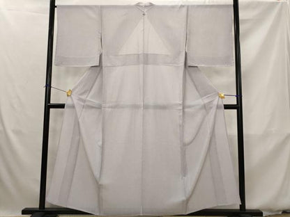 平和屋着物＊夏物　江戸小紋　絽　鮫小紋柄　正絹　逸品　未使用　AABK2987st