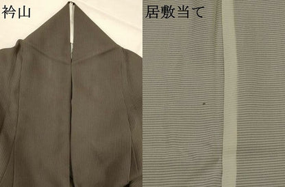 平和屋着物＊夏物　十日町　加賀草木友禅の第一人者　田村哲彦　訪問着　縦絽　雪輪文　暈し染め　正絹　逸品　AABK2989st