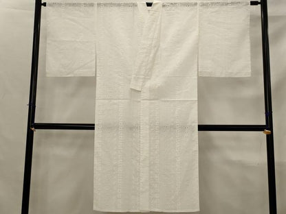 平和屋着物＊夏物　長襦袢　総レース　花間道　白色　AABK2993st