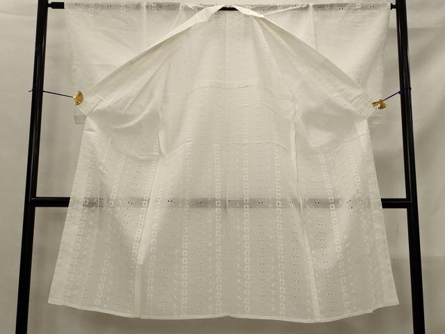 平和屋着物＊夏物　長襦袢　総レース　花間道　白色　AABK2993st