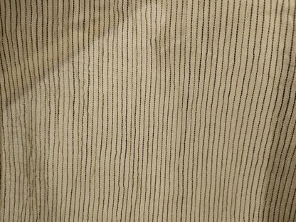 平和屋着物＊夏物　本場小千谷ちぢみ　縞 　麻　逸品　未使用　AABK2997st