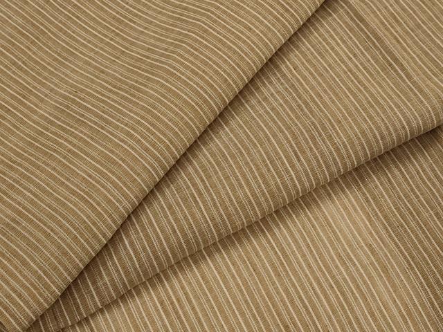 平和屋着物＊夏物　本場小千谷ちぢみ　縞　麻　逸品　AABK3009st