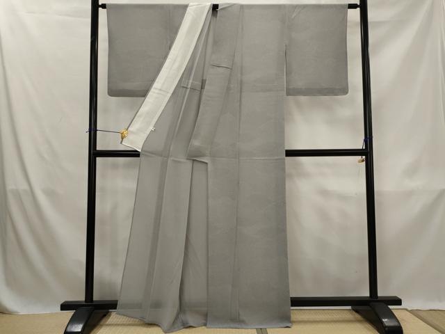 平和屋着物＊夏物　江戸小紋　絽縮緬　雲取り寄せ小紋柄　正絹　逸品　未使用　AABK3013st