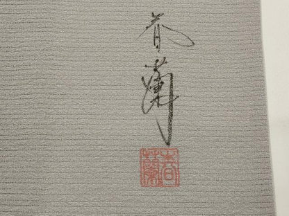 平和屋着物＊夏物　訪問着　絽縮緬　作家物　手描き　馬　暈し染め　金彩　正絹　逸品　未使用　AABK3019st