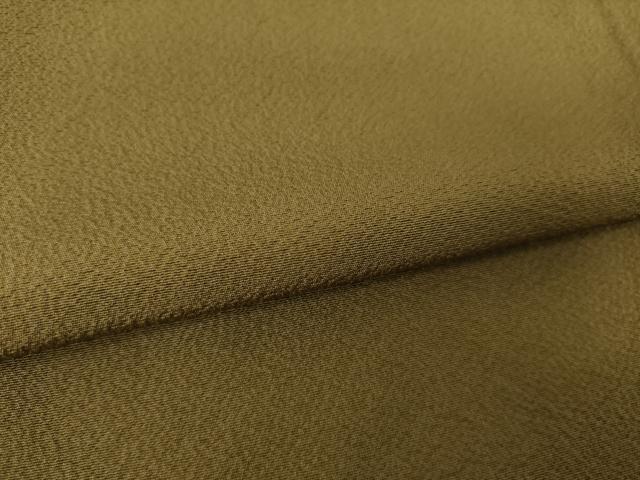 平和屋着物●上質な色無地　作家物　媚茶色　正絹　逸品　未使用　AABK3052ck