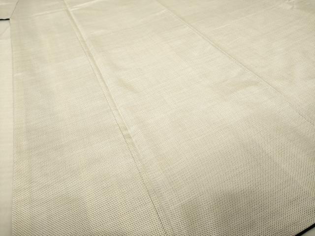平和屋着物●本場大島紬　白大島　カタス　阿多利謹製　証紙付き　正絹　逸品　AABK3055ck