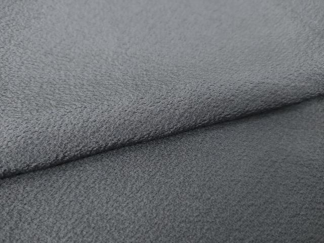 平和屋着物●上質な色無地　紫鼠色　正絹　逸品　AABK3060ck