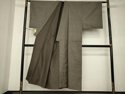 平和屋着物●男性　本場大島紬　アンサンブル　西郷絣　反端付き　正絹　逸品　AABK3067ck