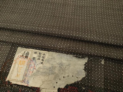 平和屋着物●男性　本場大島紬　アンサンブル　西郷絣　反端付き　正絹　逸品　AABK3067ck
